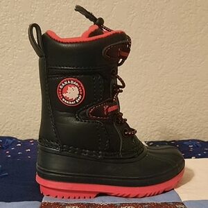 NEW WITHOUT TAGS TODDLERS SIZE 6M "CANADA WEATHER GEAR" WATERPROOF WINTER BOOTS